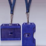 5 x Double Sided ID Badge Card Rigid Holder & 10mm Lanyards: FREE UK P&P