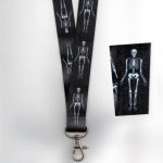 1 x Fun 'SKELETONS' Breakaway Safety Neck Strap Lanyard: FREE UK P&P