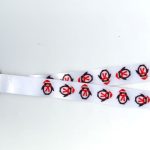 1 x COSY PENGUINS Festive Christmas Pre-Printed Lanyard: FREE UK P&P