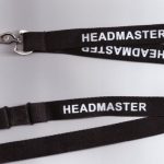 1 Black HEADMASTER Printed Education School Neck Safety Lanyard: FREE UK P&P